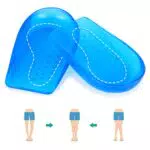 O/X Typ Bein Orthopädische Einlegesohlen, Soft Gel Fersenkissen Fersenstütze für Bein vom Typ O/X