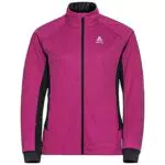 Odlo Damen Langlauf Jacke BRENSHOLMEN, festival fuchsia - black