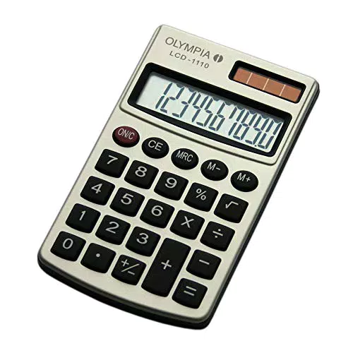 OLYMPIA Tischrechner LCD-1000P Staub- und wassergeschützt