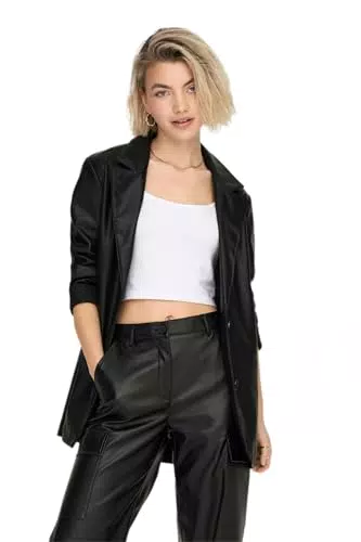 ONLY Damen ONLHEIDI SUS SB Faux Leath CC OTW Blazer