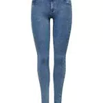 ONLY Damen Onlrain Life Reg Skinny Dnm Noos Jeans, Medium Blue Denim