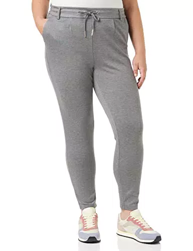 ONLY Damen Stoffhose Poptrash Easy Think Check 15182364 Black/Dark Grey S/30
