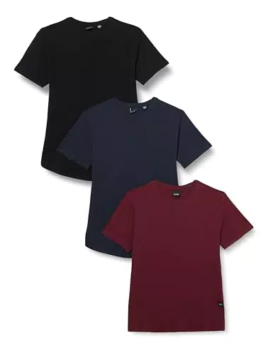 ONLY & SONS Herren Onsmatt Longy Ss Tee 3-pack Noos