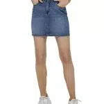 ONLY Womens Medium Blue Denim Short Skirt