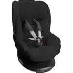 Original Dooky Uni Black Sitzbezug für Kindersitz universale Passform für viele gängige Modelle Altersgruppe 1+ 9 - 18kg für 3 und 5 Punkt Gurtsystem
