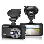 ORSKEY Dashcam Full HD 1080P Autokamera Video Recorder 170 Weitwinkelobjektiv WDR mit 3 Zoll LCD Bildschirm