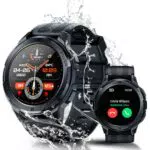OUKITEL Smartwatch Herren mit Telefonfunktion, 1, 43 HD Touchscreen Uhren