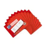 Oxford Rechenheft, A5 quer, Lineatur R, rot, 10 Stück
