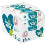 Pampers Sensitive Baby Feuchttücher, 624 Tücher, ohne Duft