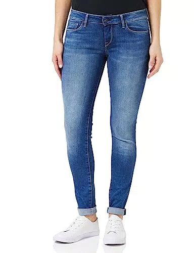 Pepe Jeans Damen Soho Jeans, Blau, EU