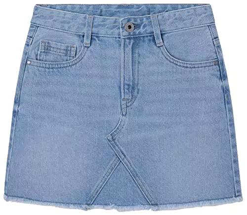 Pepe Jeans Mädchen Jeans Kourtney Skirt, Blau, 16 Jahre