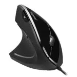 Perixx Perimice-513L USB Maus Optisch Ergonomisch Schwarz