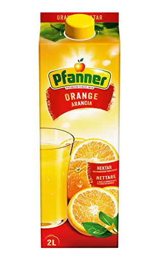 Pfanner Orangen Nektar - Orgensaftgetränk mit wertvollem Vitamin C - 50% Fruchtsaftgehalt