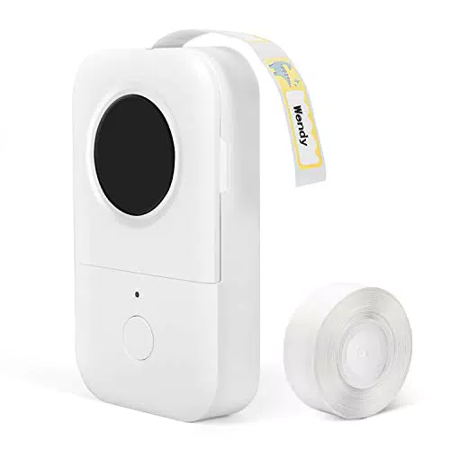 Phomemo D30 Bluetooth Etikettendrucker - Mini Beschriftungsgerät Selbstklebend Thermo Etikettiergerät