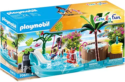 PLAYMOBIL Family Fun 70611 Kinderbecken mit Whirlpool