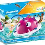 PLAYMOBIL Family Fun 70613 Kletter-Schwimminsel, Schwimmfähig