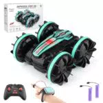 Pmgud Ferngesteuertes Auto Spielzeugauto Kinder Amphibisches Ferngesteuertes Gestensensor RC 4WD Auto für Kinder 6