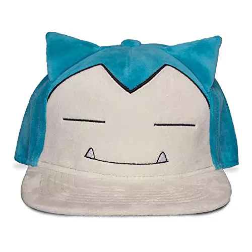 Pokémon Plüsch Relaxo Unisex Cap blau/weiß 80% Polyester