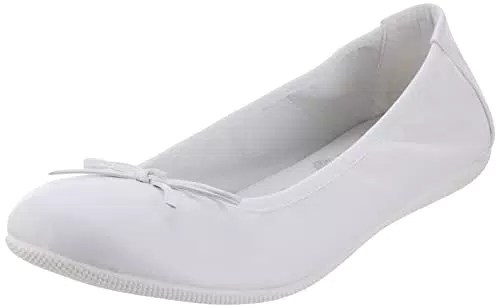 Primigi Damen Fantasy Flat Mary Jane Schuh, Weiß