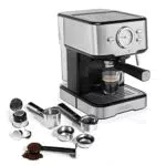 Princess 249412 Espresso und Kapselmaschine, aus Edelstahl
