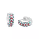 Prinzessin Lillifee Creolen 925 Sterling Silber Mädchen Kinder Ohrschmuck