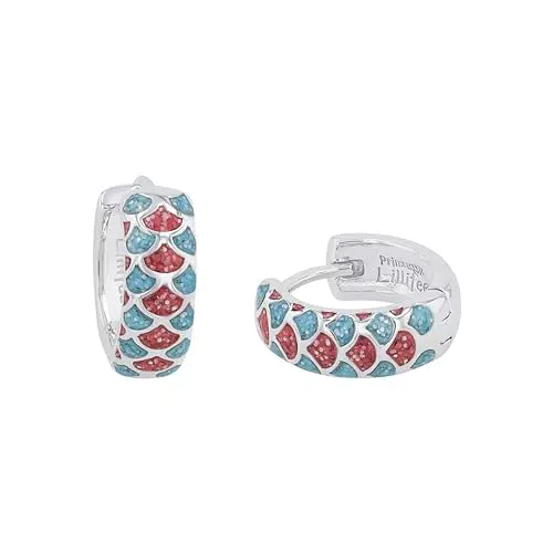 Prinzessin Lillifee Creolen 925 Sterling Silber Mädchen Kinder Ohrschmuck