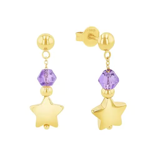 Prinzessin Lillifee Ohrhänger Edelstahl Mädchen Kinder Ohrschmuck