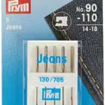 Prym 154520 Nähmaschinendeln Jeans, 130/705, No. 90-110