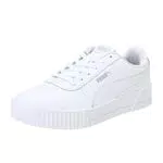 PUMA Damen Carina L Sneakers, White White Silver