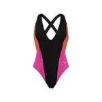 PUMA Damen One Piece Swimsuit, Black Combo, M EU