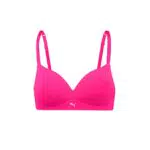 PUMA Damen Zacht gevoerde beha Padded Bra, Neon Pink