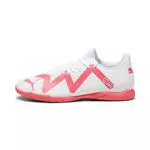 PUMA Future Play It, Herren-Fußballschuhe, Puma Weiße Feuerorchidee