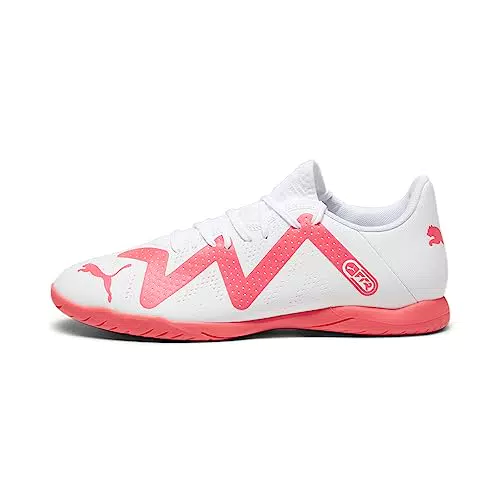 PUMA Future Play It, Herren-Fußballschuhe, Puma Weiße Feuerorchidee