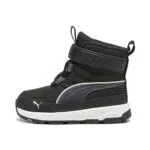PUMA Unisex Baby Evolve Boot AC+ INF Sneaker, Black-Strong Gray White
