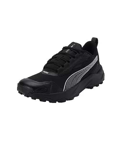 PUMA Unisex Obstruct Profoam Straßen-Laufschuh, Black Cool Dark Gray Cool Light Gray