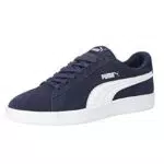PUMA Unisex SMASH V2 Low-Top Trainers, CASTLEROCK-PUMA BLACK-PUMA WHITE