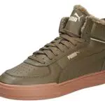 PUMA Unisex Sneaker, Deep Olive Puma Team Gold Pebble Gray