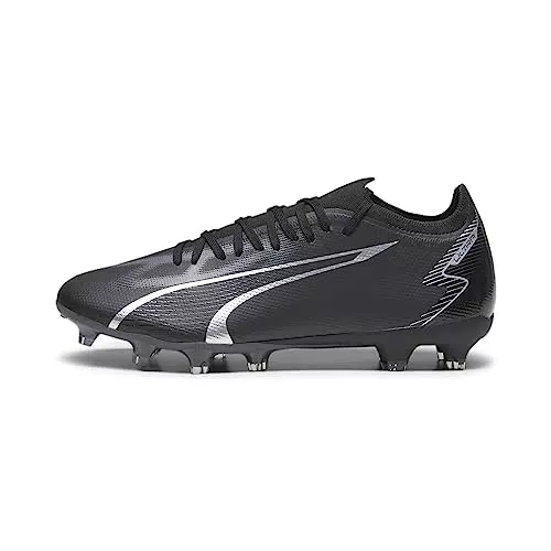 PUMA Unisex Ultra Match Fg/Ag Fussballschuh, Black Asphalt