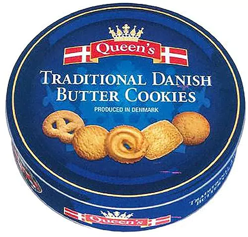 Queen`s Danish Butter Cookies, Traditionelle dänische Butterkekse
