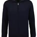 RAGMAN Herren Merino Strickjacke XL, Dunkelblau-711