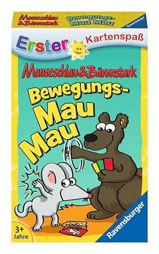 Ravensburger 20347 - Bewegungs Mau Mau, Mauseschlau & Bärenstark für Kinder