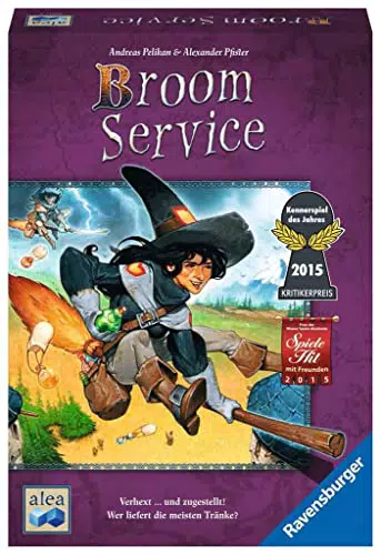 Ravensburger 26917 - Broom Service, Strategiespiel für 2-5 Spieler ab 10 Jahren