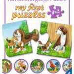 Ravensburger Kinderpuzzle - 05072 Tierfamilien auf dem Bauernhof - my first puzzle mit 9x2 Teilen - Puzzle für Kinder ab 2 Jahren