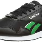 Reebok Unisex Royal Classic Jogger 3 Sneaker, Core Black/FTWR White/Glen Green