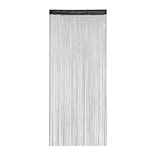 Relaxdays Fadenvorhang Glitzer, 90x245 cm, kürzbar