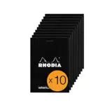 Rhodia 12559C - Packung mit 10 Notizblöcken No.12, 8