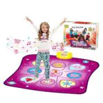 Rodzon Tanzmatte Kinder Spielzeug Geschenke für Mädchen Jungen Alter 3 4 5 6 7 8 Jahre Musikmatte Herausforderung Modi LED Integrierter Musik Weihnachten Geburtstag Kinderspielzeug AML9886