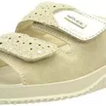 Rohde Damen Pantoletten Leder Clogs Soltau-40 1936, Größe: