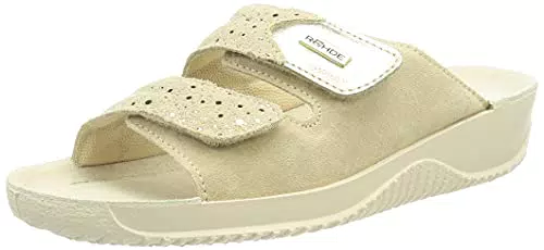 Rohde Damen Pantoletten Leder Clogs Soltau-40 1936, Größe: