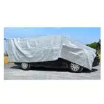 Rosi's Barf-Glück XXL Schattennetz Hund Auto 4x6 m 24m Alu Sonnensegel UV Sonnenschutz Hitzeschutz Aludecke Auto Alunetz für Personenkraftwagen